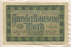 100000 марок. Германия 1923г