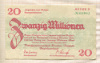20000000 марок. Германия 1923г