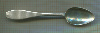 Ложка чайная. Финляндия. 835 пр. Вес 9,9 гр.