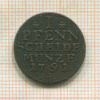 1 пфенниг. Пруссия 1791г