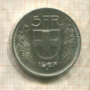 5 франков. Швейцария 1967г