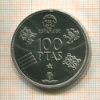 100 песет. Испания 1980г