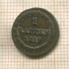 1 раппен. Швейцария. Кантон Берн 1819г