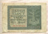 1 злотый. Польша 1941г