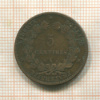 5 сантимов. Франция 1880г