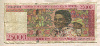 25000 франков. Мадагаскар