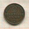 2 пфеннинга. Пруссия 1868г