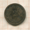 2 раппена. Швейцария 1851г