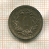 1 раппен. Швейцария 1877г