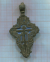 Крестик нательный. Фрагменты эмали