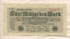 5000000000 марок. Германия 1923г