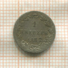 1 крейцер. Франкфурт 1852г
