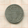 3 пенса. Великобритания 1901г
