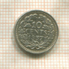 10 центов. Нидерланды 1937г