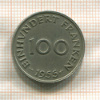 100 франкенов. Саарланд 1955г