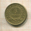 6 пенсов. Британская Западная Африка 1938г