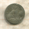 50 сантимов. Бельгия 1901г