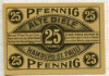 Нотгельд. 25 пфеннигов. Германия