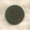 1 крейцер. Бавария 1862г