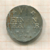 1/6 талера. Мекленбург-Шверин 1754г