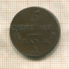 5 сантимов. Франция. 1-я Республика 1795-1796г