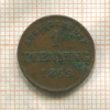 1 пфеннинг. Бавария 1869г