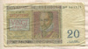20 франков. Бельгия 1950г