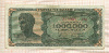 1000000 драхм. Греция 1944г