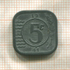 5 центов. Нидерланды 1941г