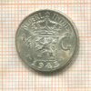 1/4 гульдена. Нидерландская Индия 1945г
