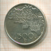 500 франков. Бельгия 1980г