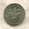 1 шиллинг. Нигерия 1961г