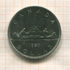 1 доллар. Канада 1980г