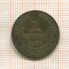 2 сантима. Франция 1908г