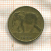 1 франк. Бельгийское Конго 1944г