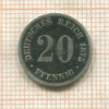 20 пфеннигов. Германия 1875г