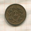 2 раппена. Швейцария 1925г