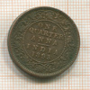 1/4 анны. Индия 1893г