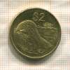 2 доллара. Зимбабве 2002г