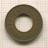 1 пайс. Индия 1944г