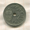 25 сантимов. Испания 1937г