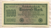 1000 марок. Германия 1922г