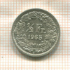 1/2 франка. Швейцария 1965г