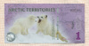 1 доллар. Арктические территории. Пластик