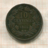 10 сантимов. Люксембург 1865г