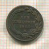 1 крейцер. Австрия 1780г