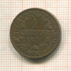 1 крейцер. Баден 1871г