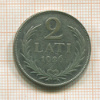 2 лата. Латвия 1926г