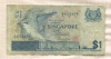 1 доллар. Сингапур