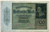 500 марок. Германия 1922г